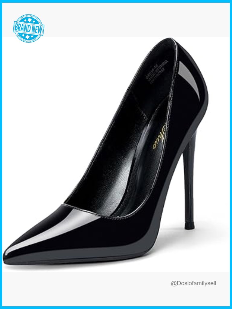 4.7" Stiletto Heels Pointy Toe Sexy High Heel Pumps Work Party Wedding Shoes